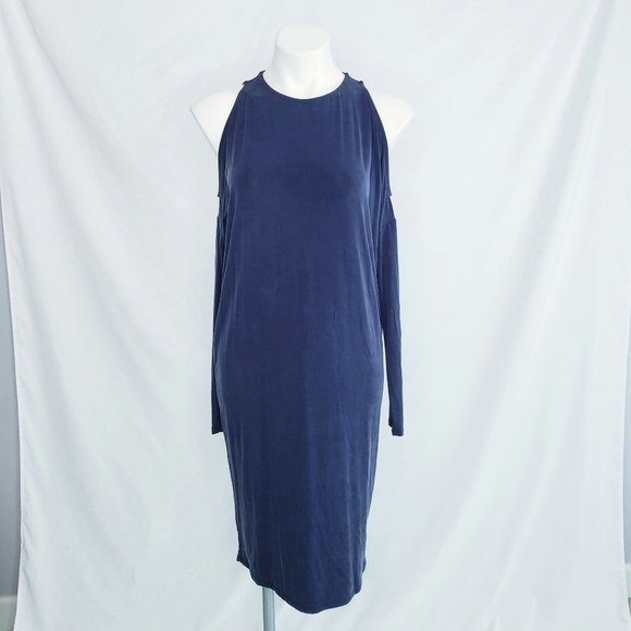 NWT Anthro Eri + Ali Annalyn Cocoon Cold Shoulder Dress - Picture 2 of 11